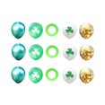 thumbnail image 4 of CIMAXIC 1 Set of 63PCS 12 Inches St. Patrick Day Balloons Kit Clover Printed Balloons Set Creative Party Balloons Decor Kit Delicate Sequins Balloons Kit for Home Party Decor with Ribboon, 4 of 4