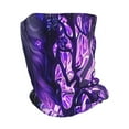 thumbnail image 2 of Hirioo Purple Pattern White Tiger for Multifunction Beanie Hat for Men and Women Unisex for Winter Sports, Outdoor Activities, and Daily Wear, 2 of 8