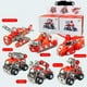 thumbnail image 5 of Kit de construcción de maquetas de vehículos de ingeniería metálica | Juguete de construcción de aleación con tornillos para niños | Set de más de 80 piezas de barco militar y excavadora | R, 5 of 6