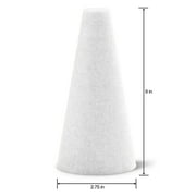 FloraCraft CraftFōM 2-piece Foam Cone 2.75-inch x 6-inch White