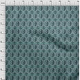 thumbnail image 3 of oneOone Cotton Silk Fabric Floral & Paisley Block Printed Craft Fabric BTY 42 Inch Wide, 3 of 4