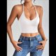 thumbnail image 5 of Camisola Básica de Tirantes Finos con Cuello en V y Canalé para Mujer (2025). L, 5 of 9
