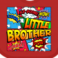 thumbnail image 4 of Inktastic Little Brother Comic Book Boys Baby Bib, 4 of 4