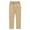 Khaki, variant on FINALGANG Simple Trousers For Boy Solid Color Straight Leg Suit Pants Casual Uniform Sweatpants With Button Pockets Bottom Designed Cozy Trendy Playsuit
