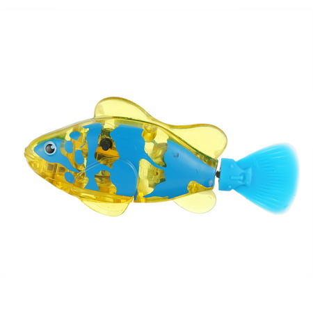 Flashy Electronic Fish Pets Robot Swimming Fish Wonderful Electric Clownfish Induce Bath Companion Toy Fish Magical Electronic Toy Kids Children