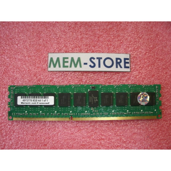 49Y3778 8GB DDR3 1333MHz Memory IBM x3500 M3 x3550 M3 x3650 M3 x3755 M3 (3rd Party)