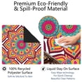 thumbnail image 4 of Mandala Mahjong Mat for Table, 31.5*31.5in Anti Slip American Mahjong Table Cloth, Noise Reduction, Neoprene Mah jongg Mat with Carrying Bag & 3 Dices, Mahjong Accessories Gift, Board Tile Games Mats, 4 of 7