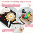 thumbnail image 5 of Costway Kids Kitchen Playset with Light up Stove & Cooking Sounds Oven Sink Faucet White, 5 of 10