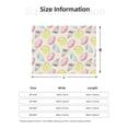 thumbnail image 2 of Throw Blanket for Couch, Conch Shells Print No.9038 Super Soft Fuzzy Comfy Warm Throw Blanket, Cuteness Lightweight Cozy Plush Flannel Blanket & Throws for Sofa and Bed All Season, 2 of 5