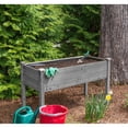 thumbnail image 5 of Jopath Grey Raised Garden Bed with Legs, Elevated Wooden Planter Box for Outdoor Plants Flowers Fruits Vegetable Herb Growing(48"x24"x30"), 5 of 9