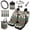 Aztec Cow Print, variant on Cute Frog Car Seat Cover Full Set 15 Packs for Most Truck SUV 15 Pieces Fashion Car Accessories with Steering Wheel Cover Seat Belt Cover Coasters Garbage Can Keychain