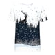 thumbnail image 4 of Tops para hombre, blusas y camisas de manga corta con cuello redondo para hombre, jersey informal con cuello redondo estampado para hombre, pantalones cortos deportivos para fitness, blusa de poliéste, 4 of 5