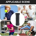 thumbnail image 3 of Pickleball Paddle Grip Tape Breathable Anti-slip Shock-absorbing Soft Pickleball Racket Racquet Overgrip Wrap Pickleball Accessories -Black, 3 of 8