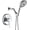 Chrome, variant on Shower Handheld Shower Fixtures Tub and Shower Trim Kit