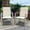 Cream Color, variant on Patio Chairs Set of 2,All Weather Outdoor Stackable Dining Chairs with Armrest,Breathable Garden Outdoor Furniture for Backyard Deck,Gray