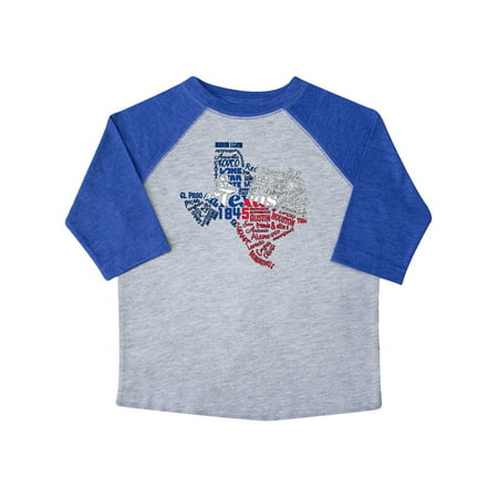 Texas Word Salad- state outline with flag Toddler
