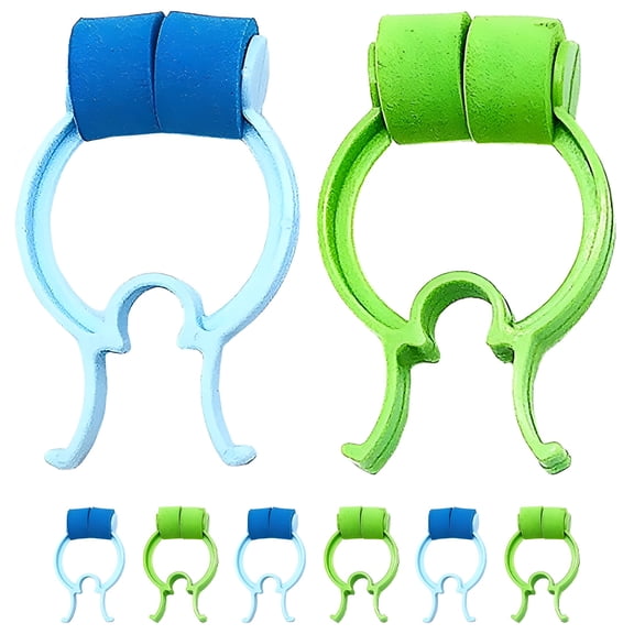 XIRQI 8 Pcs Nose Clips Nose Bleed Stopper Plastic Nose Clips Nose Pinchers Nasal Clip Kit for Snoring Stop Accidental Or Emergency Condition Swimming