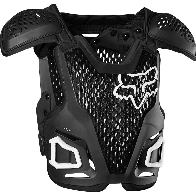 Fox Racing Raptor Proframe LC Youth Roost Deflector Off-Road/Dirt Bike Motorcycle Body Armor White/One Size
