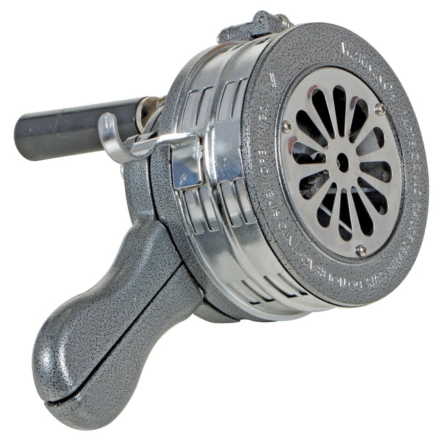 Vestil SIREN-100-S Steel Warning Siren Hand Crank Silver/Gray