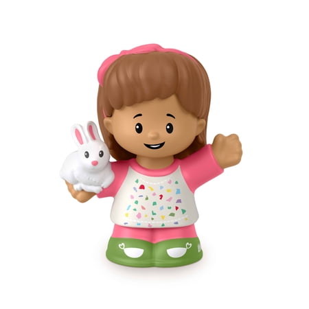 Fisher-Price Little People Mia with Bunny Figure for Toddlers & Preschool Kids