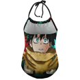 thumbnail image 2 of Izuku Midoriya My Hero Academy Children's One-piece Swimwear Halterneck Swimsuit Summer Beach Girl's Bathing Suits Breathable Beachwear, 2 of 7