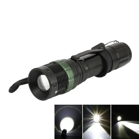 LED Tactical Flashlight SA-9 7W Flat Focusing White Light Flashlight Camping Lamp, Water Resistant, Handheld Light -