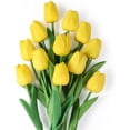 thumbnail image 1 of 12pcs - Flor de simulación de tulipán - Amarillo Ofspeizc CZJJ-HQ29-3, 1 of 6