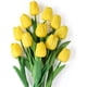 thumbnail image 1 of 12pcs - Flor de simulación de tulipán - Amarillo Ofspeizc CZJJ-HQ29-3, 1 of 6