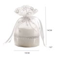 thumbnail image 4 of Moyic Bolsas de regalo con cordón, bolsas de joyería de hilo flameado, contenedor de dulces para recuerdo de boda, soporte para fiesta, bolsa de Kits de decoración para fiestas Moyic HA0324-00B, 4 of 6