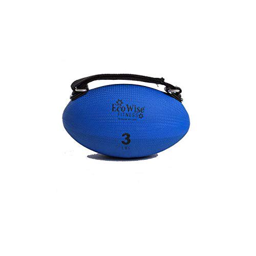 EcoWise Boule de Poids Mince - 3 LB (Dahlia Bleu), Dia 6.25"