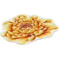 thumbnail image 3 of Floral Area Rugs Peony Flower Shape Area Rugs Non-Slip Rugs Floral Shaggy Carpet Bath Mat for Dorm Preppy Room Decor, Orange, 2'x2', 3 of 7