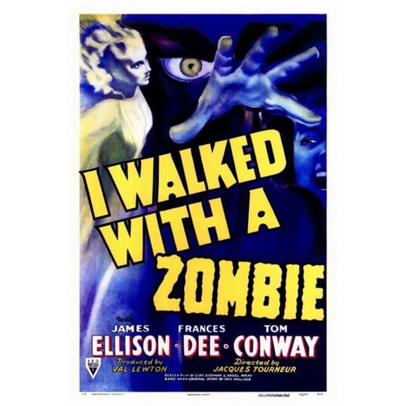 I Walked with a Zombie Movie Poster Print (27 x 40)