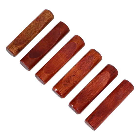 IDEANATEGRATE 6Pcs Chopstick Holder Rest Wooden for Kitchen and Dining Table