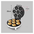 thumbnail image 3 of Efficient 7-Hole Mini Donut Maker - Double-Sided Heating Multi-Functional Breakfast & Cake Machine ,Easy to Operate, 3 of 5