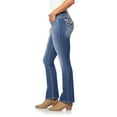 thumbnail image 4 of WallFlower Women's Luscious Curvy Bootcut Mid-Rise Bling Insta Stretch Juniors Jeans (Standard and Plus), 4 of 5