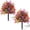Color Mixing, variant on Studyset Artificial Violet Topiary Ball Trees with Ground Spike, 1.97FT Artificial Cypress Topiary Tree UV Resistant Artificial Shrubs with Stake, Fake Evergreen Boxwood Eucalyptus Plant Brush