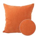 thumbnail image 4 of sourcing map Funda De Almohada Cobertor Para Sofá Funda De Cojín Hogar Diseño De Banda De Terciopelo naranja 26 x26, 4 of 9