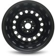 thumbnail image 3 of Wheel For 2004-2008 Toyota Solara 2004-2010 Toyota Sienna 16 inch 5 Lug Black Steel Rim Fits R16 Tire, 3 of 6