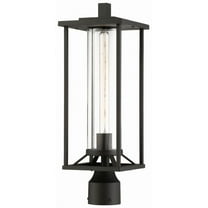 Minka Lavery Trescott 20" High Black Outdoor Post Light
