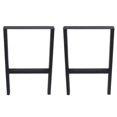 thumbnail image 1 of H Shape Table Legs, Metal Furniture Leg Stable Structure 2PCS With 6 Pads For Household Office Use, 1 of 8