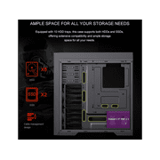 GAMEMAX MASTER 2 Black / Mesh / Tempered Glass / Metal ATX Full Tower Computer Case