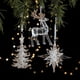 thumbnail image 5 of Nuevo árbol de Navidad transparente con copos de nieve para colgar, adornos de acrílico, decoración navideña, bricolaje, regalos de Navidad para el hogar, Año Nuevo, 5 of 5