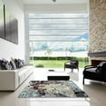 thumbnail image 6 of Ahgly Company Indoor Rectangle Mid-Century Modern Gray Oriental Area Rugs, 7' x 9', 6 of 6