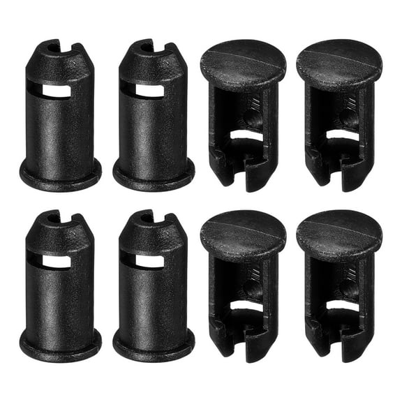 Uxcell Camping Chair Foot 12mm 13mm Tubing Dia Stool Feet Stopper, Black 8 Pack