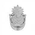 thumbnail image 4 of Satin Color Pineapple Shaped Door Knocker 8 in. H Solid Brass Vintage Antique Decorative Front Door or Gate Metal Knockers with Lacquered Finish and Mounting Hardware Renovators Supply Manufacturing, 4 of 6