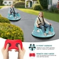 thumbnail image 6 of 12V Bumper Car,Neche Ride On Toys for Toddlers,360° Spin Toddler Car with Remote,5 LED Lights,Light Blue, 6 of 15