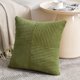 thumbnail image 2 of Fundas de cojín decorativas Fancy Homi, color verde musgo, 50 x 50 cm, 2 of 5