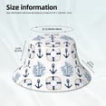 thumbnail image 3 of Honeii Sea Vacations for Unisex Bucket Hat Waterproof Rain Hat Reversible Shiny Rave Bucket Hat for Concert Festival Boonie Cap, 3 of 6