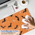 thumbnail image 4 of Long Mouse Pads for Desk,Halloween Bats with Moons and Stars Desk Mats on Top Of Desks, Desk Mouse Pad Extra Large with 3mm Non-Slip Base and Stitched Edge for Gaming,Office,Work,Home 31.5"x15.7", 4 of 6