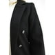 thumbnail image 4 of Abrigo con botón Roman Fashion /Tallas Extras, 6108 (Negro) negro 36, 4 of 7